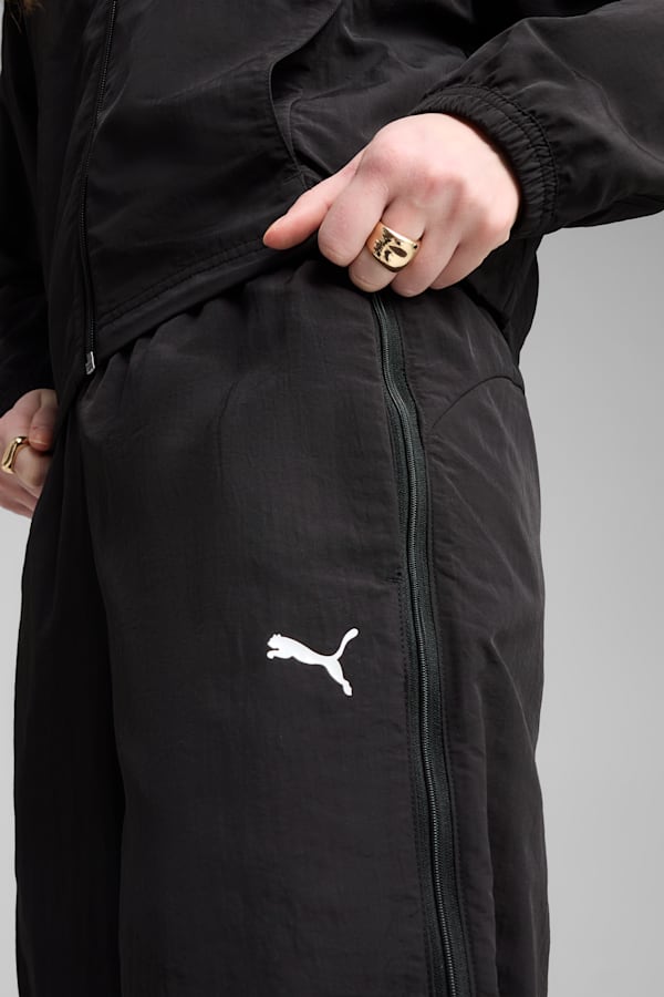 DARE TO Relaxed Woven Zip-Off Pants Women, PUMA Black, extralarge-GBR