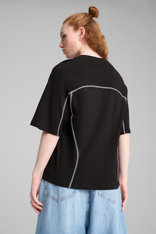 DARE TO Oversized Tee Women, PUMA Black, extralarge