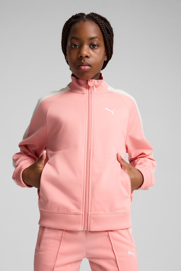 T7 ALWAYS ON Track Jacket Youth, Pink Fruit, extralarge