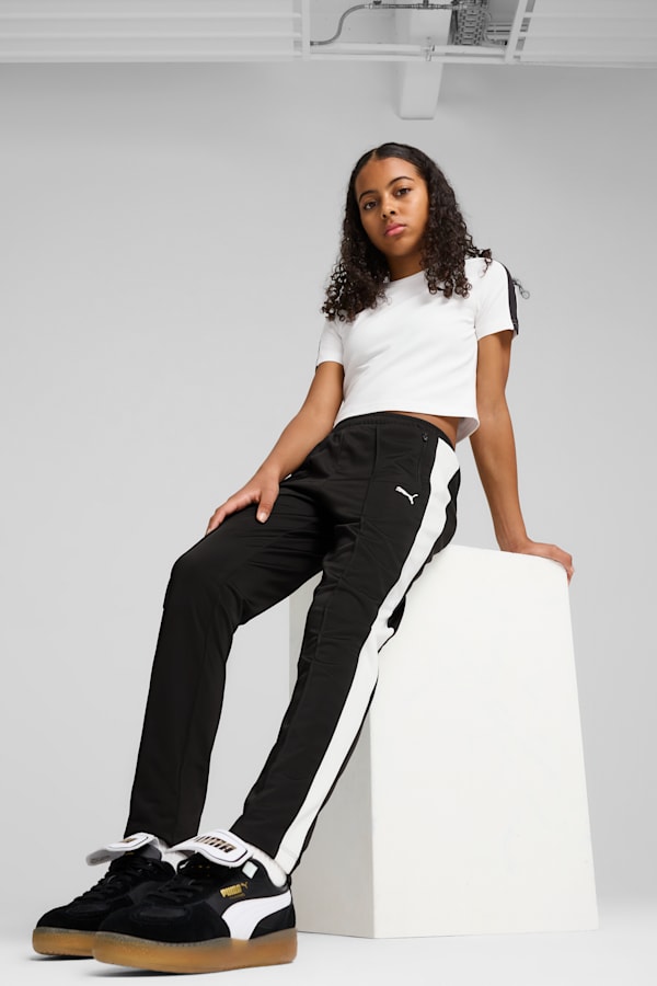 T7 ALWAYS ON Slim Track Pants Youth, PUMA Black, extralarge