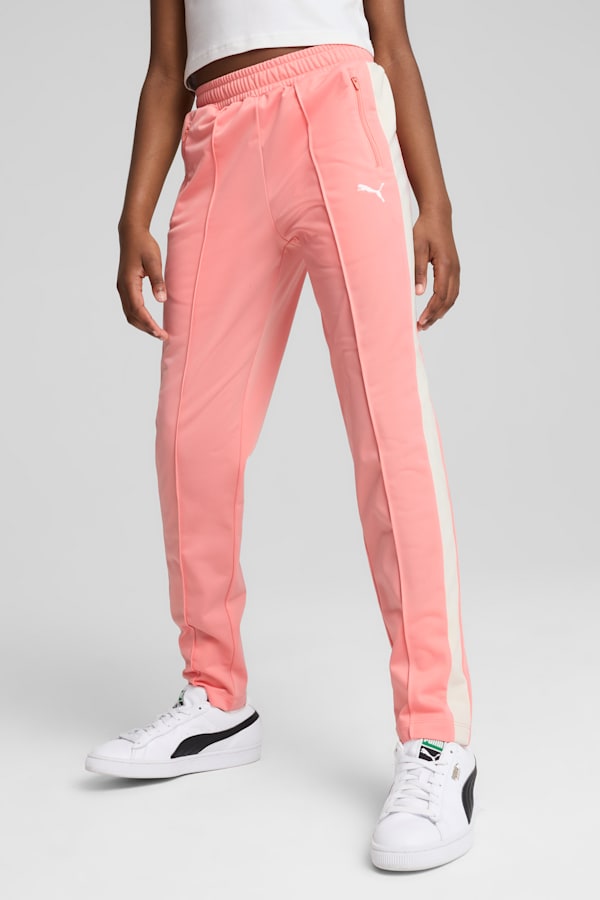 T7 ALWAYS ON Slim Track Pants Youth, Pink Fruit, extralarge