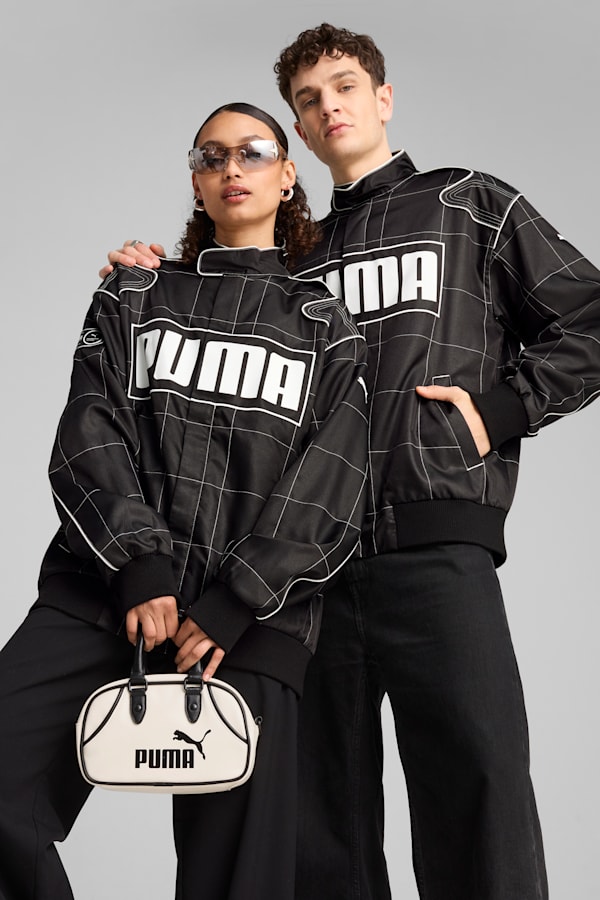 Relaxed Racer Jacket Unisex, PUMA Black, extralarge