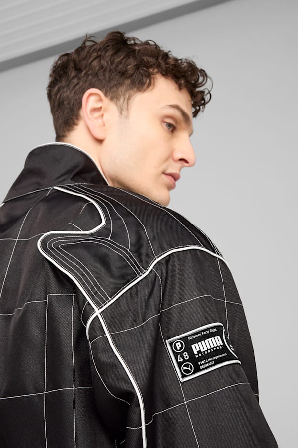 Relaxed Racer Jacket Unisex, PUMA Black, extralarge