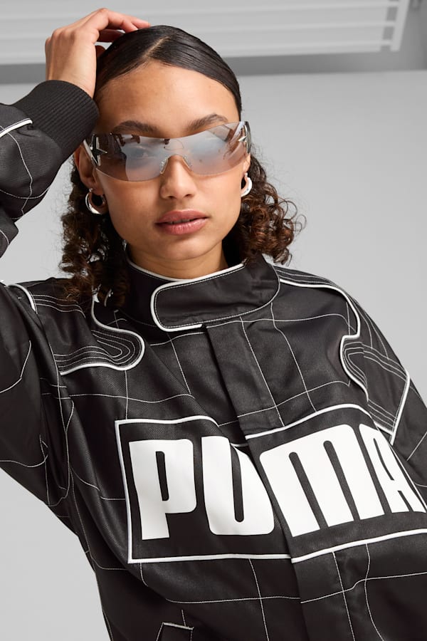 Relaxed Racer Jacket Unisex, PUMA Black, extralarge