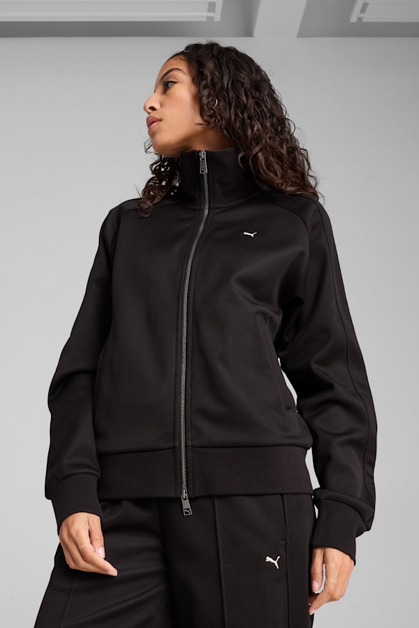 T7 Track Jacket Women, PUMA Black, extralarge-GBR