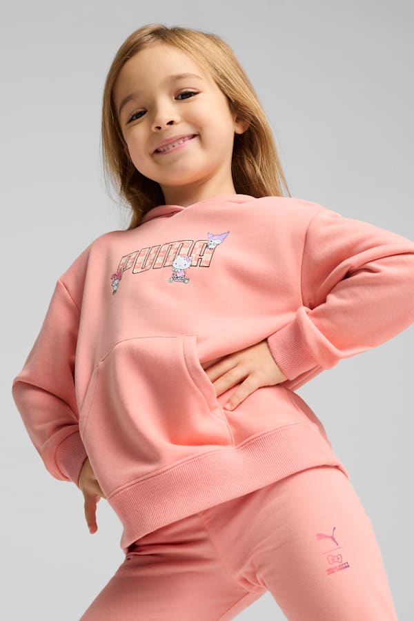 PUMA x HELLO KITTY AND FRIENDS Relaxed Hoodie Kids, Pink Fruit, extralarge-GBR