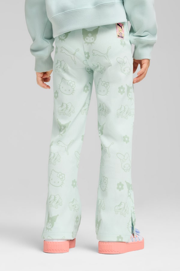 PUMA x HELLO KITTY AND FRIENDS Ribbed Flared Leggings Kids, Peaceful Blue, extralarge-GBR
