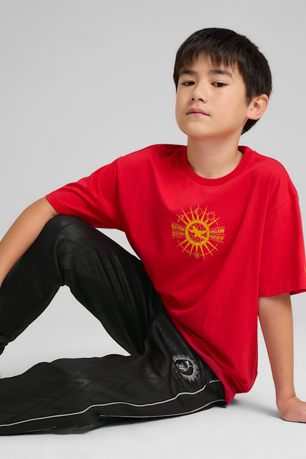 PUMA x HARRY POTTER Relaxed Graphic Tee Youth, For All Time Red, extralarge-GBR