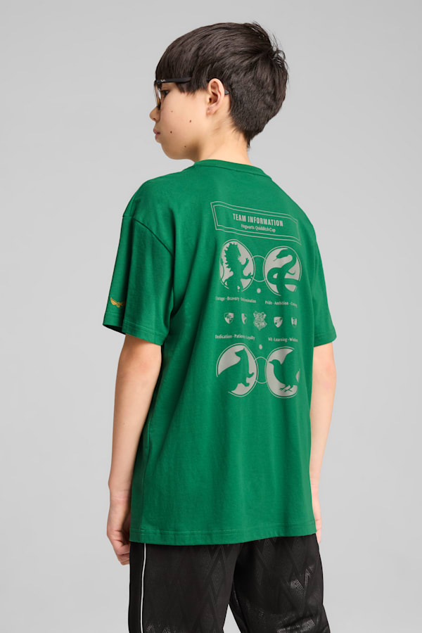 PUMA x HARRY POTTER Relaxed Graphic Tee Youth, Archive Green, extralarge-GBR