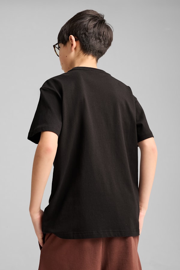 PUMA x TMNT Relaxed Graphic Tee Youth, PUMA Black, extralarge-GBR