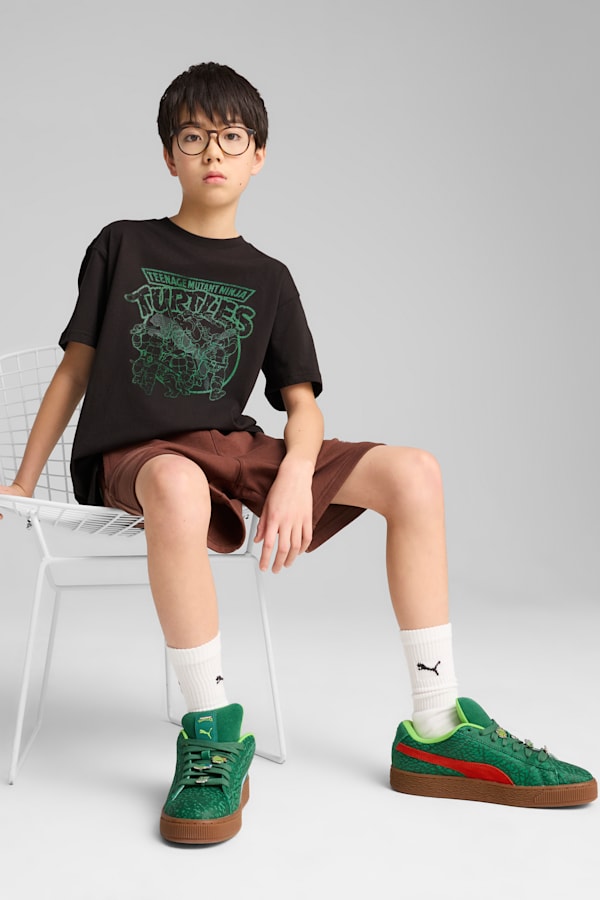 PUMA x TMNT Relaxed Graphic Tee Youth, PUMA Black, extralarge-GBR