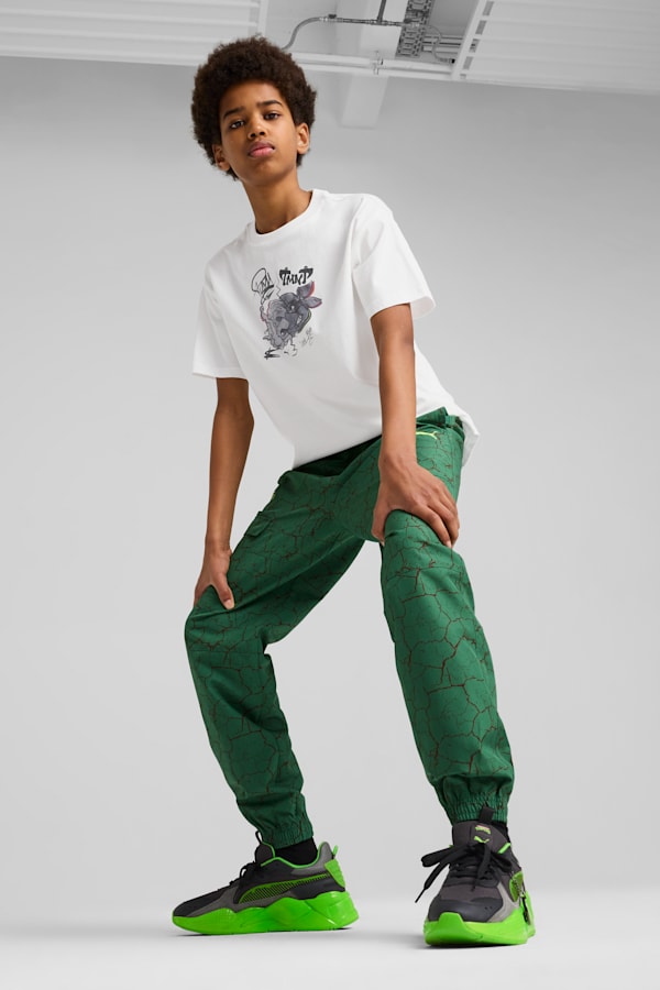 PUMA x TMNT Relaxed Graphic Tee Youth, PUMA White, extralarge