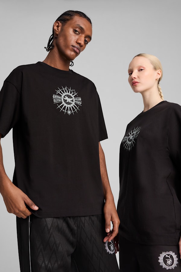 PUMA X HARRY POTTER Oversized Graphic Tee Unisex, PUMA Black, extralarge-GBR
