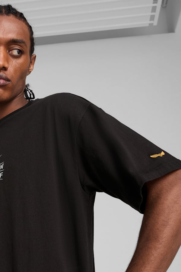 PUMA X HARRY POTTER Oversized Graphic Tee Unisex, PUMA Black, extralarge-GBR