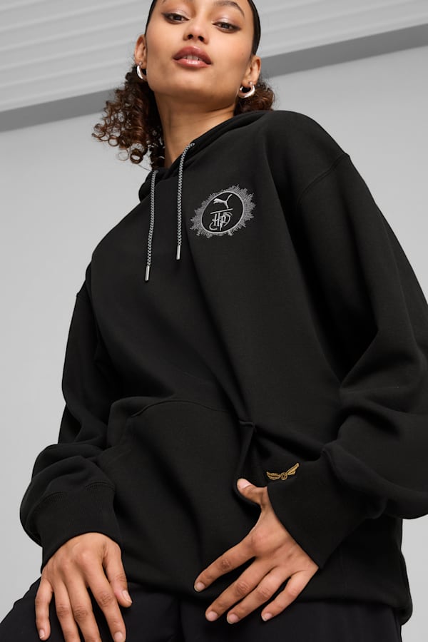 PUMA x HARRY POTTER Relaxed Hoodie Unisex, PUMA Black, extralarge-GBR