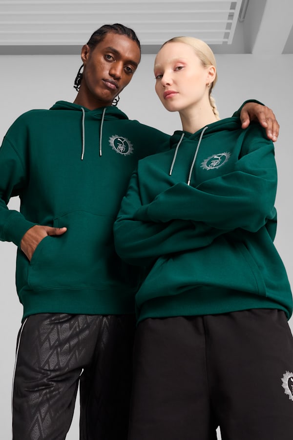 PUMA x HARRY POTTER Relaxed Hoodie Unisex, Dark Myrtle, extralarge-GBR