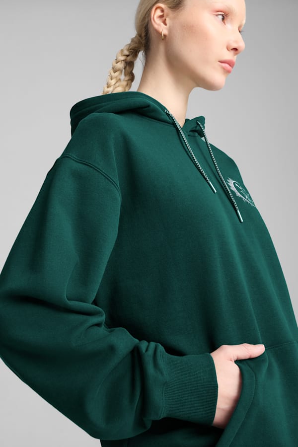 PUMA x HARRY POTTER Relaxed Hoodie Unisex, Dark Myrtle, extralarge-GBR