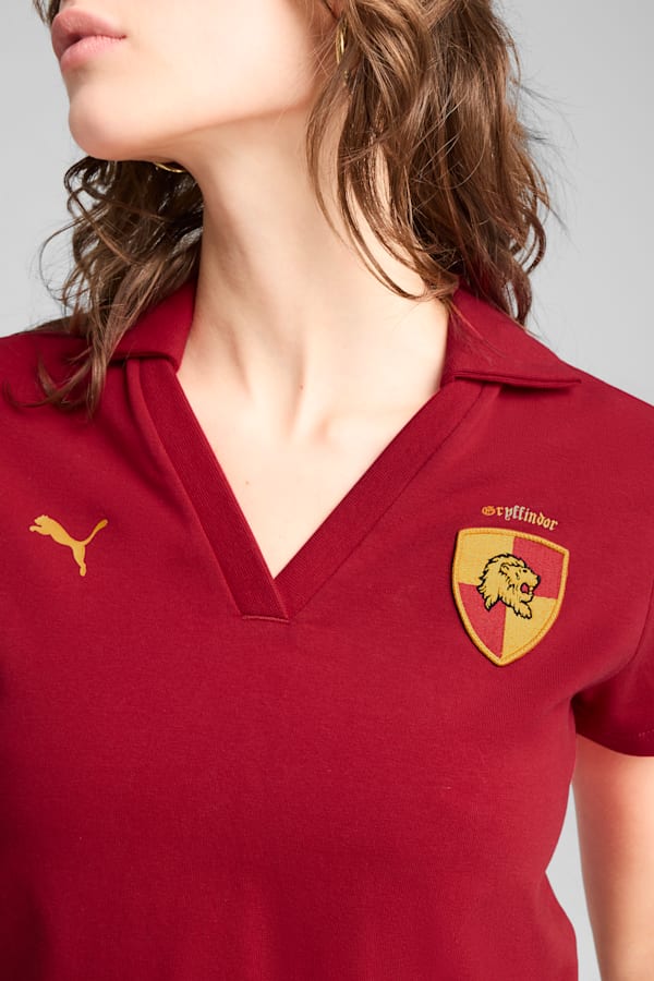 PUMA x HARRY POTTER Polo Shirt Women, Dark Crimson, extralarge-GBR