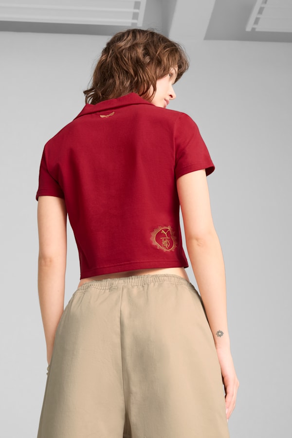PUMA x HARRY POTTER Polo Shirt Women, Dark Crimson, extralarge-GBR