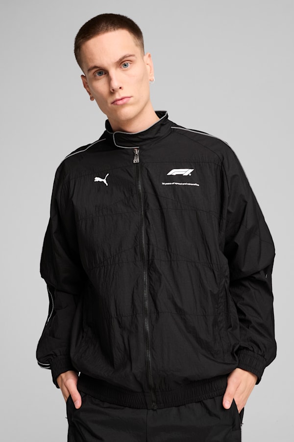 F1® T7 Oversized Track Jacket Men, PUMA Black, extralarge