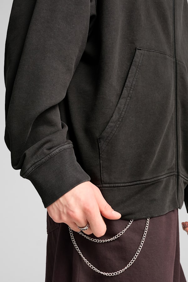 F1® Graphic Fullzip Hoodie Men, PUMA Black, extralarge