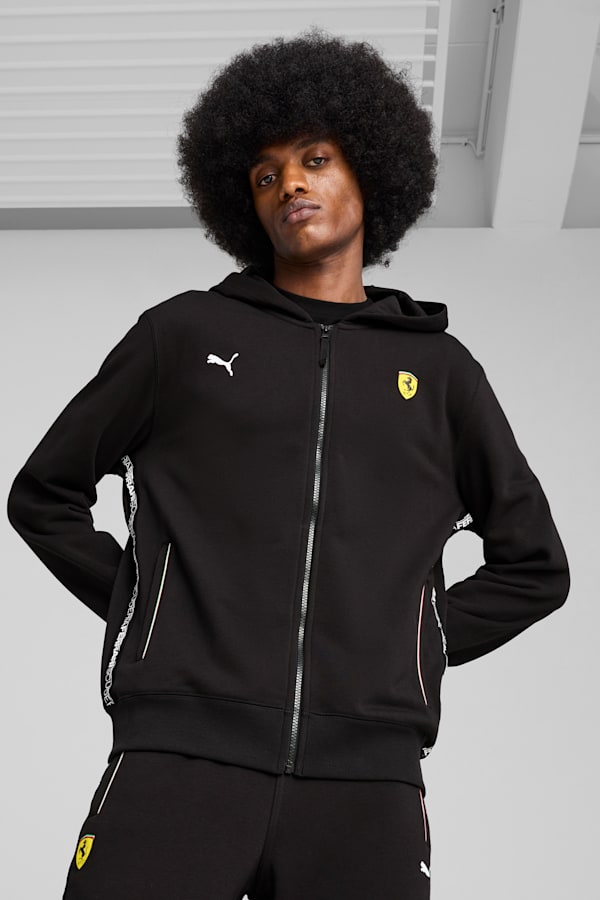 Scuderia Ferrari HP Race Sweatjacket Men, PUMA Black, extralarge