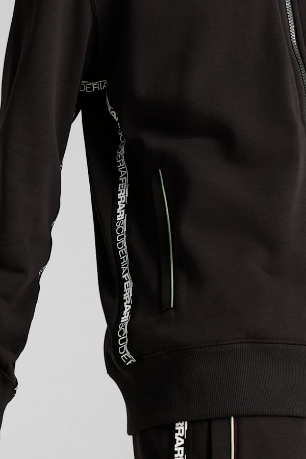 Scuderia Ferrari HP Race Sweatjacket Men, PUMA Black, extralarge