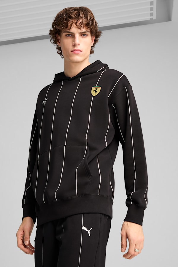 Scuderia Ferrari HP Race Premium Hoodie Men, PUMA Black, extralarge