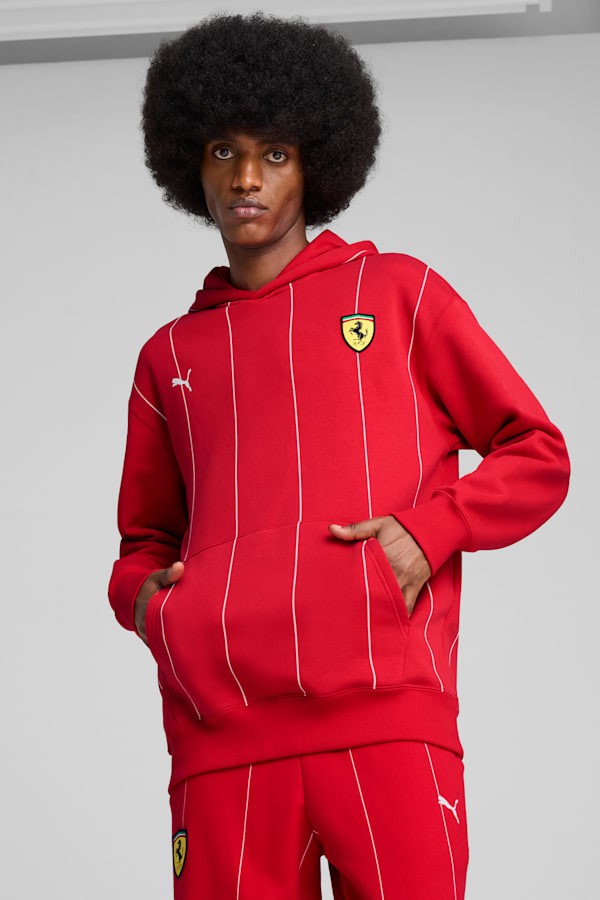 Scuderia Ferrari HP Race Premium Hoodie Men, Rosso Corsa, extralarge