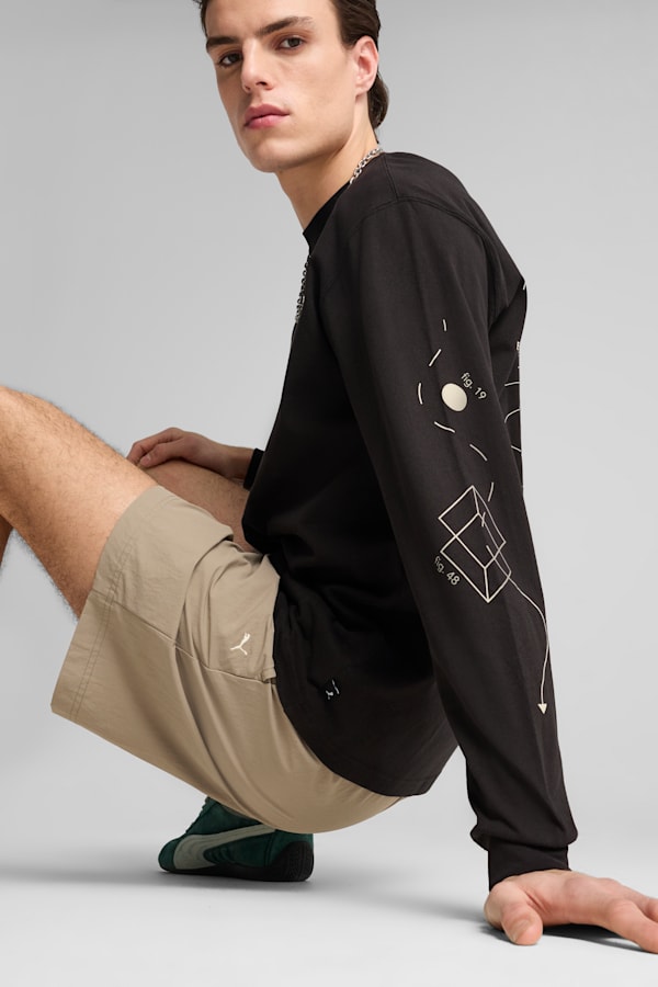 House Of Graphics Celerity Long Sleeve Top Men, PUMA Black, extralarge