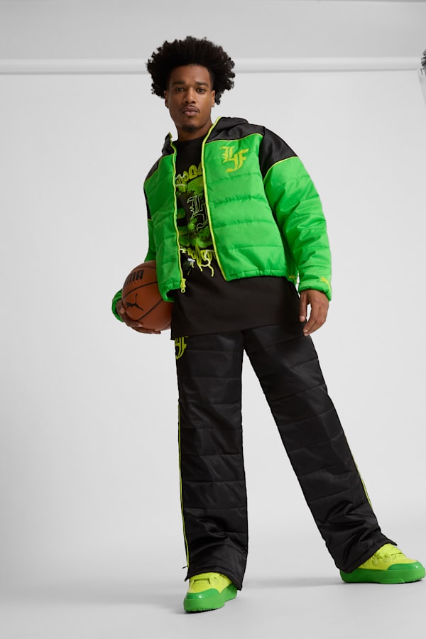 PUMA x LAMELO BALL LaFrancé Assist Jacket Men, PUMA Green-Puma Black, extralarge-GBR