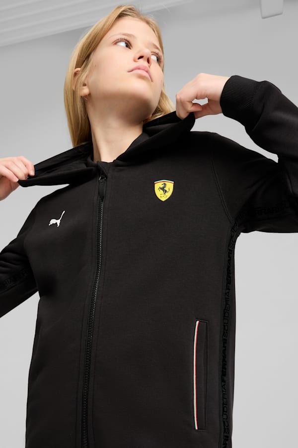 Scuderia Ferrari HP Race Hoodie Youth, PUMA Black, extralarge