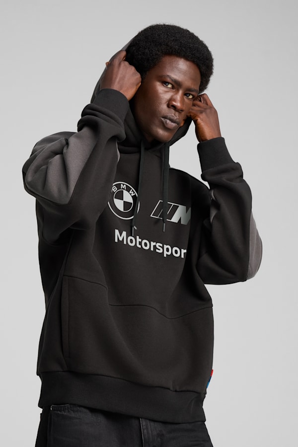 BMW M Motorsport Lifestyle Hoodie Men, PUMA Black, extralarge