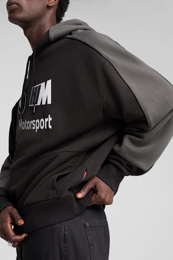 BMW M Motorsport Lifestyle Hoodie Men, PUMA Black, extralarge