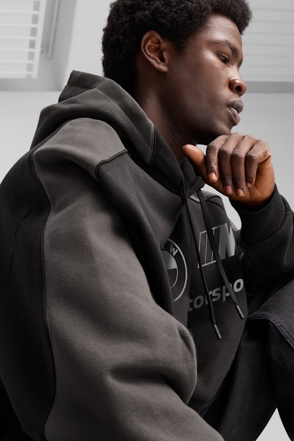BMW M Motorsport Lifestyle Hoodie Men, PUMA Black, extralarge