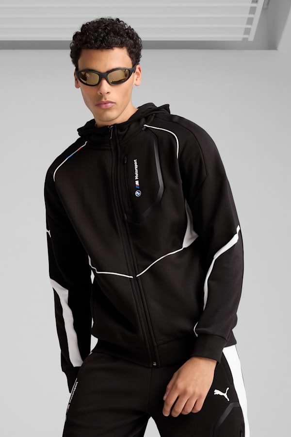 BMW M Motorsport Hooded Jacket Men, PUMA Black, extralarge