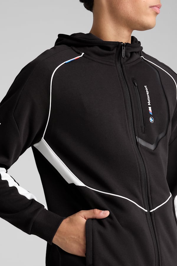BMW M Motorsport Hooded Jacket Men, PUMA Black, extralarge