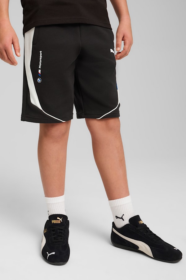 BMW M Motorsport Sweat Shorts Youth, PUMA Black, extralarge-GBR
