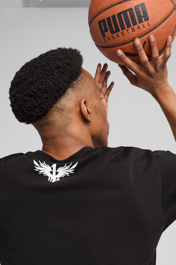 Melo Alien Skins Basketball Tee Men, PUMA Black, extralarge