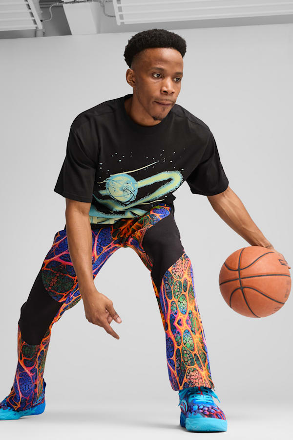 Melo Alien Skins Basketball Tee Men, PUMA Black, extralarge