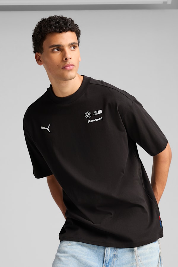 BMW M Motorsport Color Splash Tee Men, PUMA Black, extralarge
