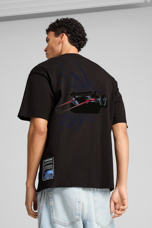 BMW M Motorsport Color Splash Tee Men, PUMA Black, extralarge