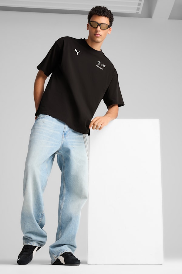 BMW M Motorsport Color Splash Tee Men, PUMA Black, extralarge
