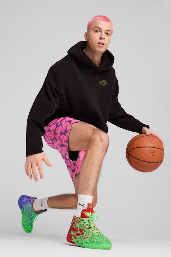 PUMA x TMNT Basketball Hoodie Men, PUMA Black, extralarge