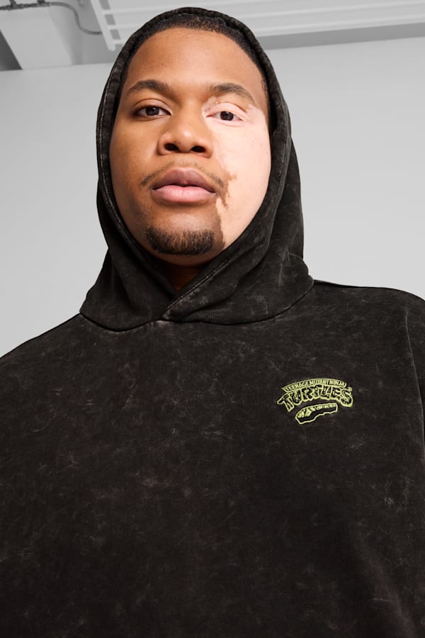 PUMA x TMNT Basketball Hoodie Men, PUMA Black, extralarge