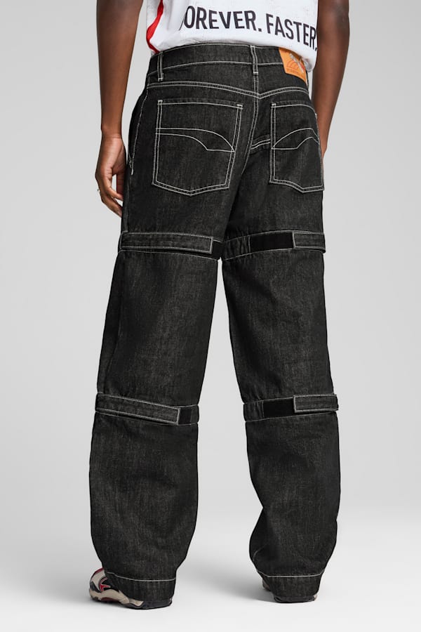 A$AP ROCKY x PUMA Knee Pad Pants Men, PUMA Black-Denim, extralarge