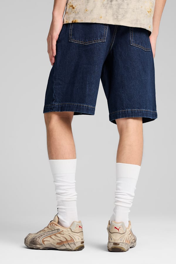 A$AP ROCKY x PUMA Denim Shorts Men, Dark Denim, extralarge