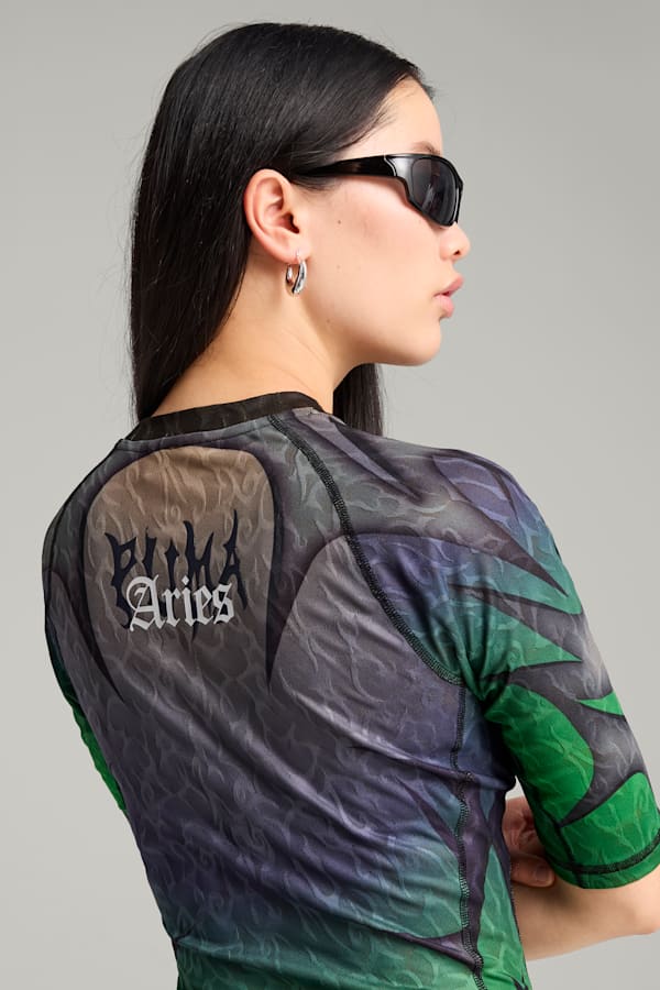 PUMA x ARIES Dress Women, Fluro Green Pes, extralarge