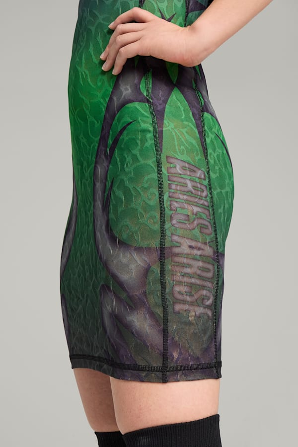 PUMA x ARIES Dress Women, Fluro Green Pes, extralarge