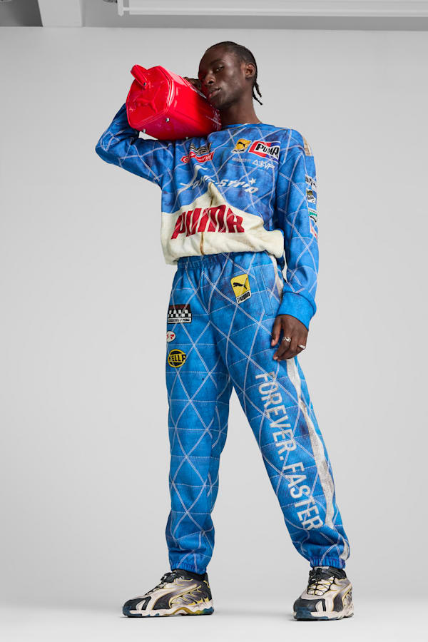 A$AP ROCKY x PUMA Quilted Sweatpants, Clyde Royal, extralarge